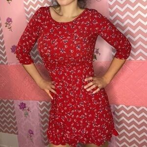 🌷 Gap 🌷 Floral Print Ruffle Trim Dress